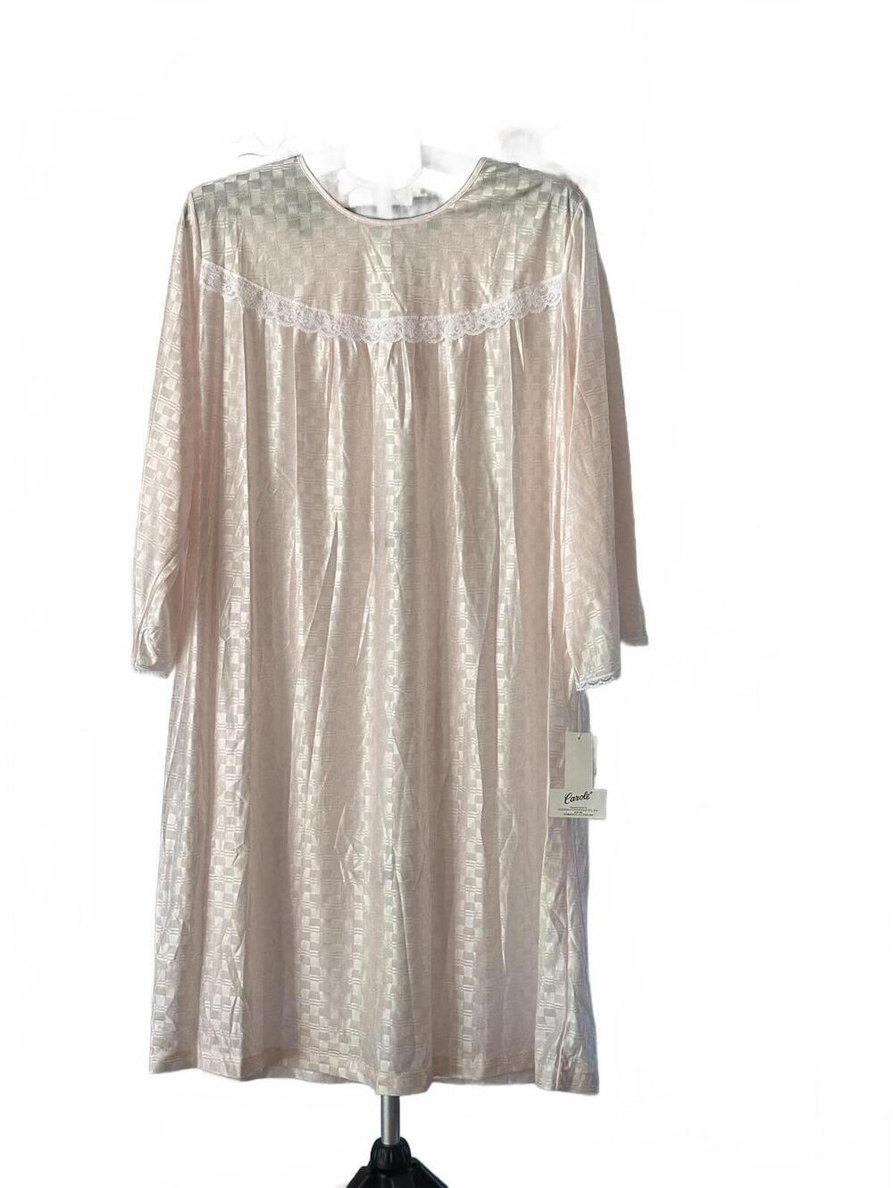 Carole Women’s Vintage Nylon Nightgown Size XXL